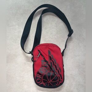 Air Jordan Dynamic Red and Black Crossbody Belt Bag